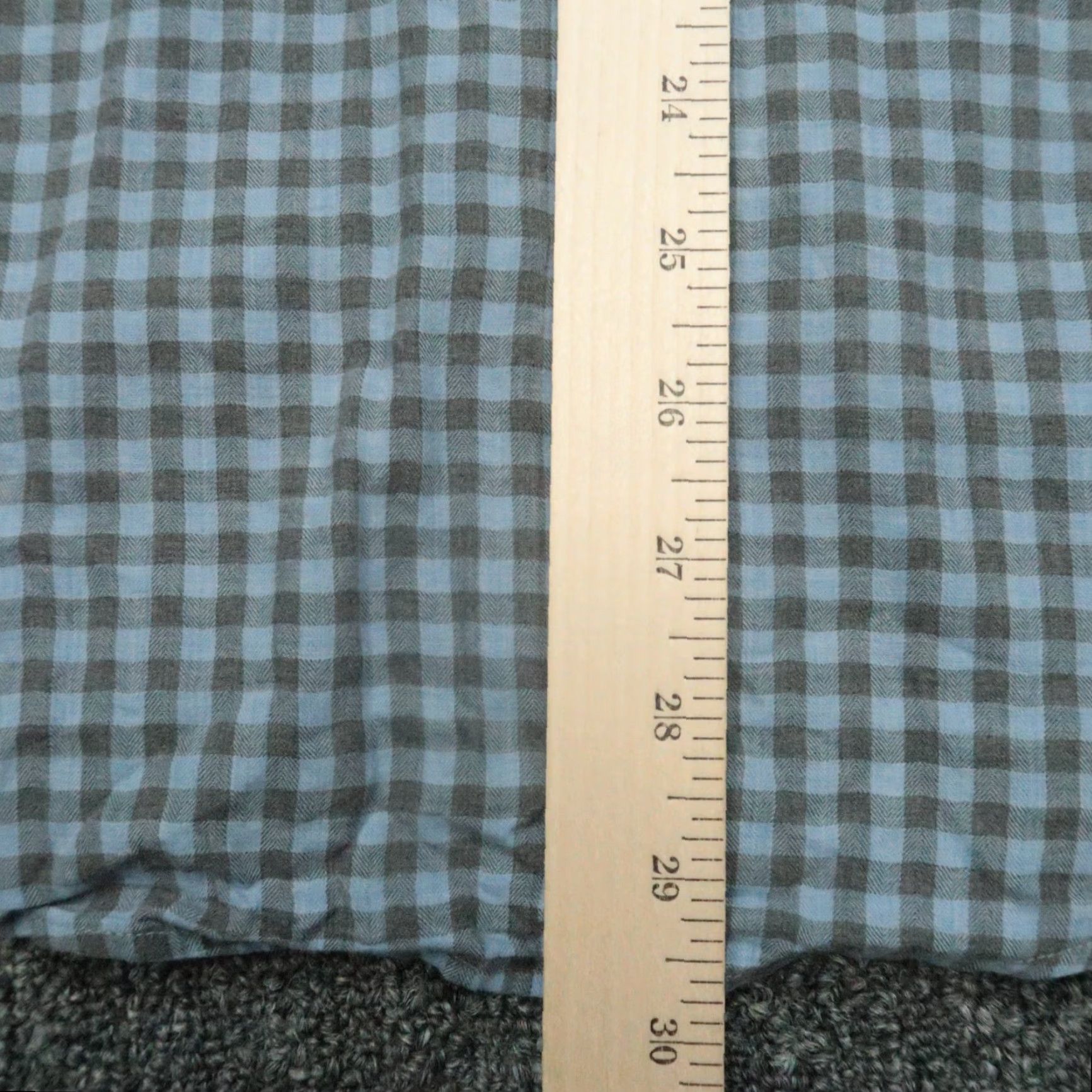 Eton VINTAGE Not applicable; use best structure: Eton Dress Shirt Mens Large Blue Gingham Slim Fit Long Sleeve Button Up Size US L / EU 52-54 / 3 - 7 Thumbnail