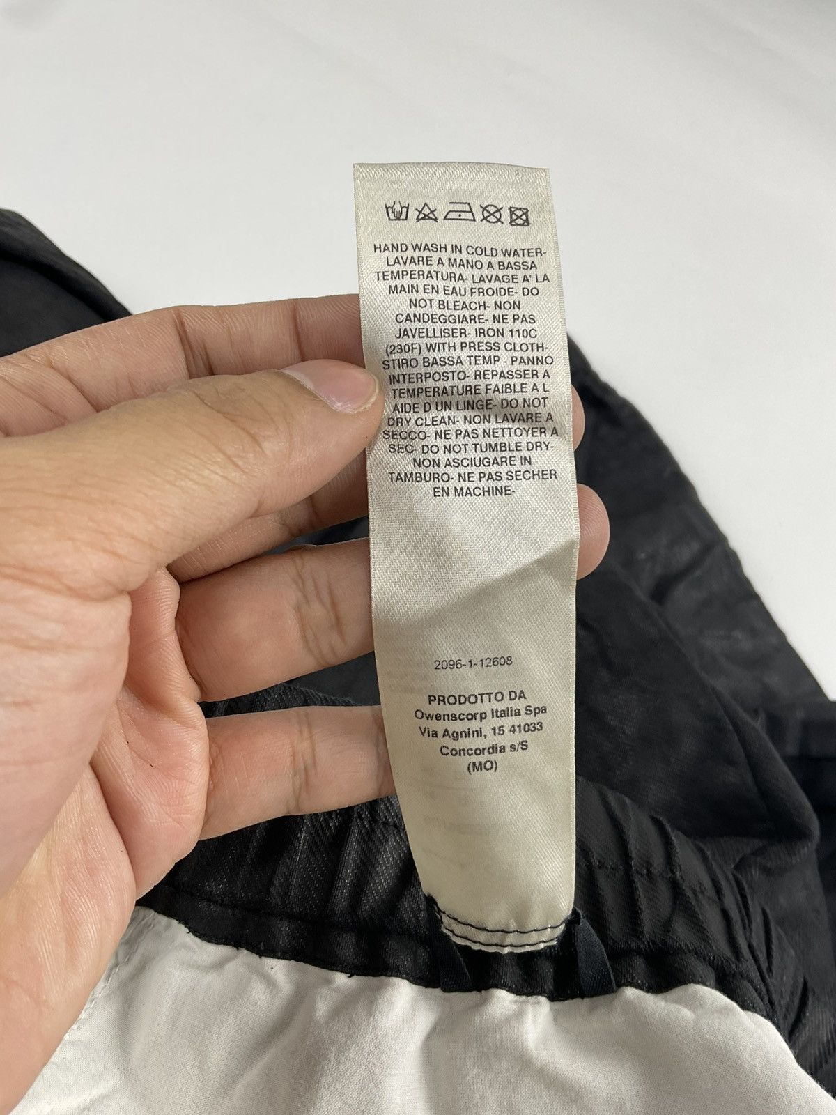 Rick Owens Rick Owens Babel S/S'19 Waxed Track Pants Size US 32 / EU 48 - 12 Thumbnail