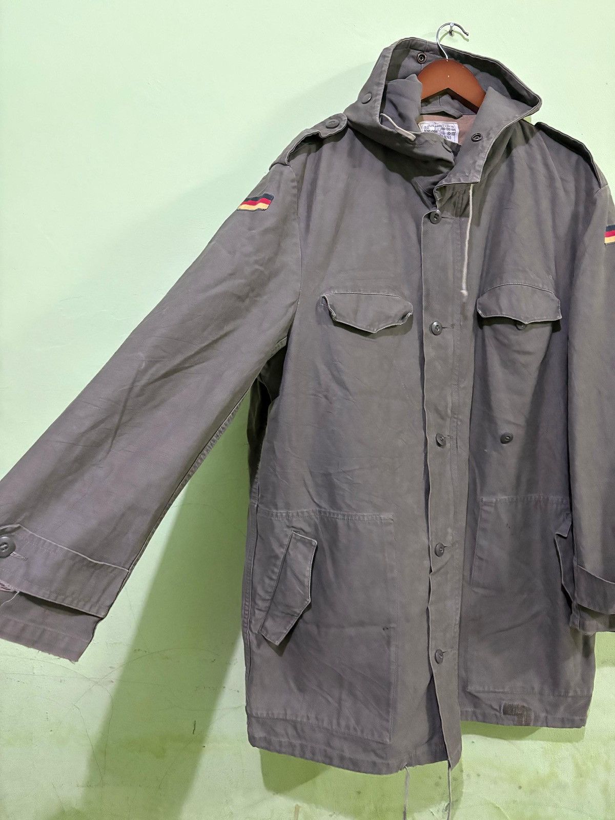 Vintage Vintage Military Jacket Germany Size US XL / EU 56 / 4 - 2 Thumbnail
