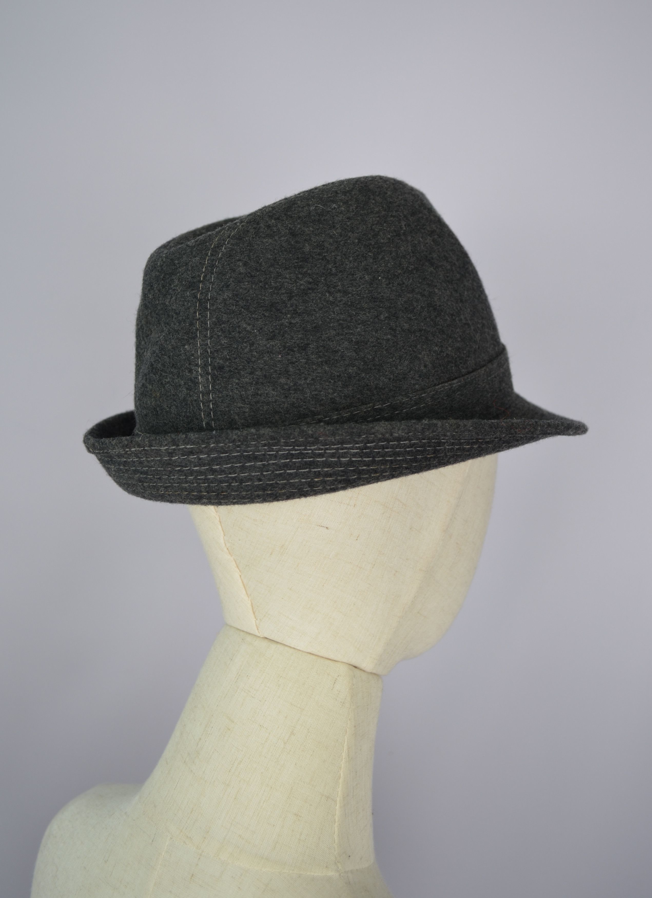 Man Made In Australia Womens Anton Pichler Graz Vintage Fedora Hat Felt Bavarian Size ONE SIZE - 5 Thumbnail