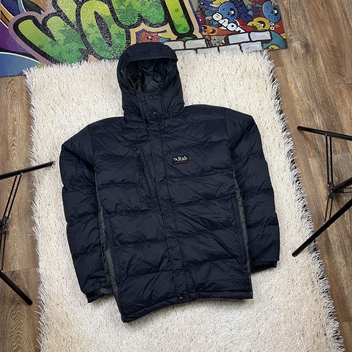Rab Vintage RAB active ProActive Jacket Goose Down puffer Nylon Size US L / EU 52-54 / 3 - 1 Thumbnail