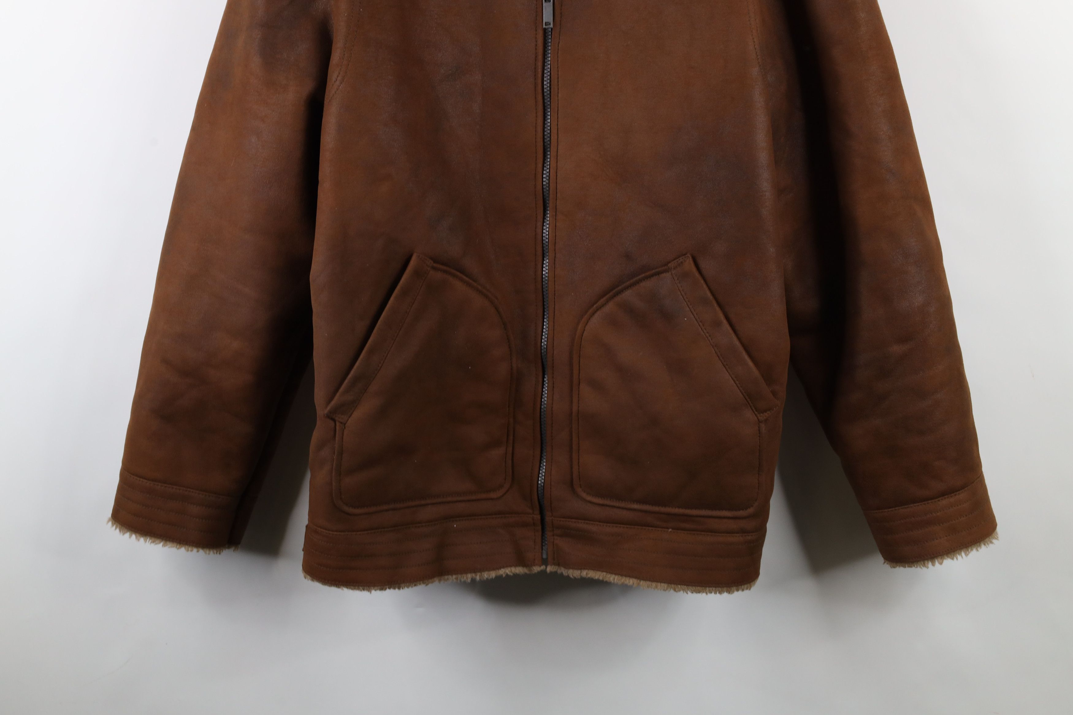 Johnston & Murphy × Vintage Vintage Johnston & Murphy Military B3 Bomber Jacket Brown Size US XXL / EU 58 / 5 - 3 Thumbnail