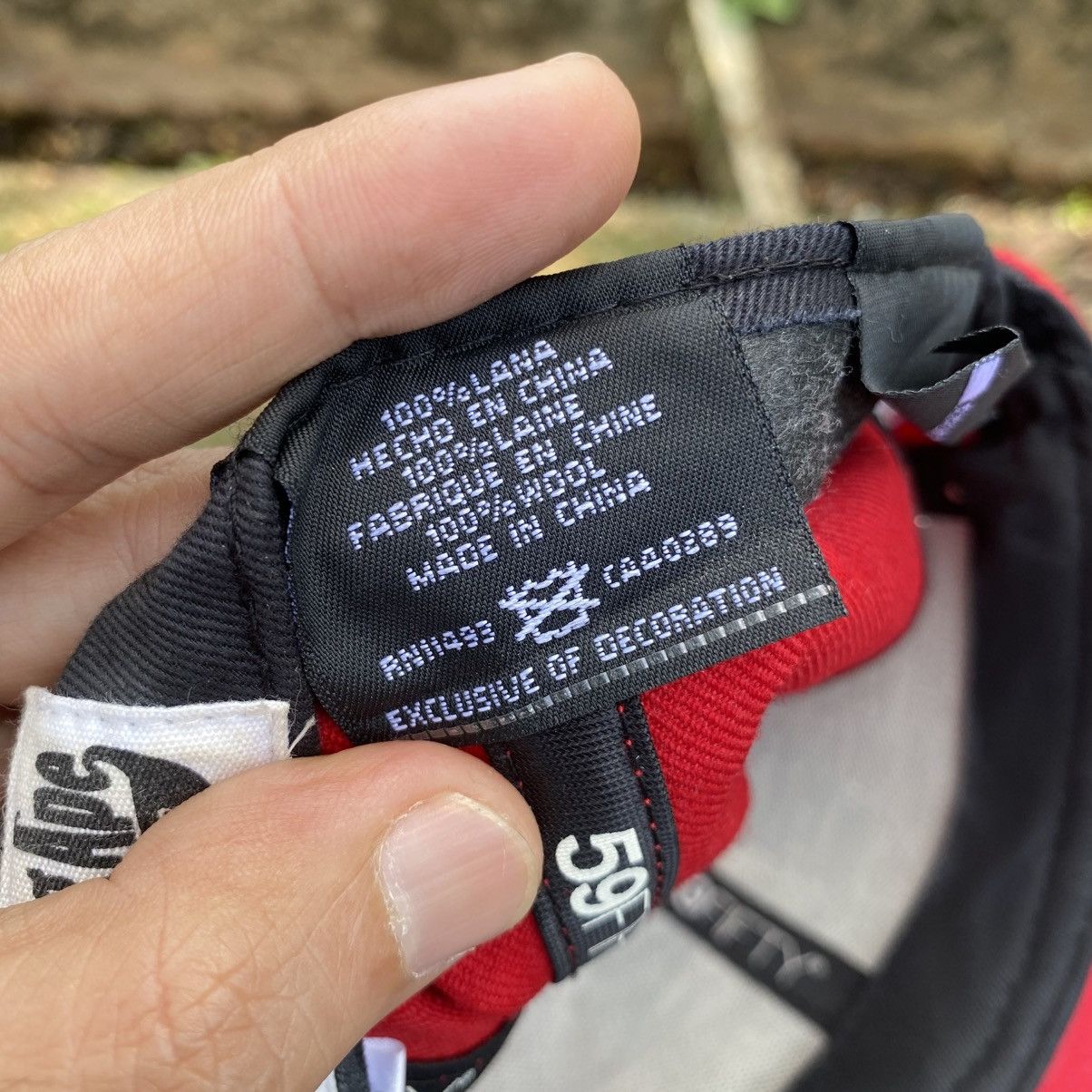 Bape × MLB × New Era BAPE x New Era 59FIFTY Kids Red Full Patch Fitted Cap Size ONE SIZE - 10 Thumbnail