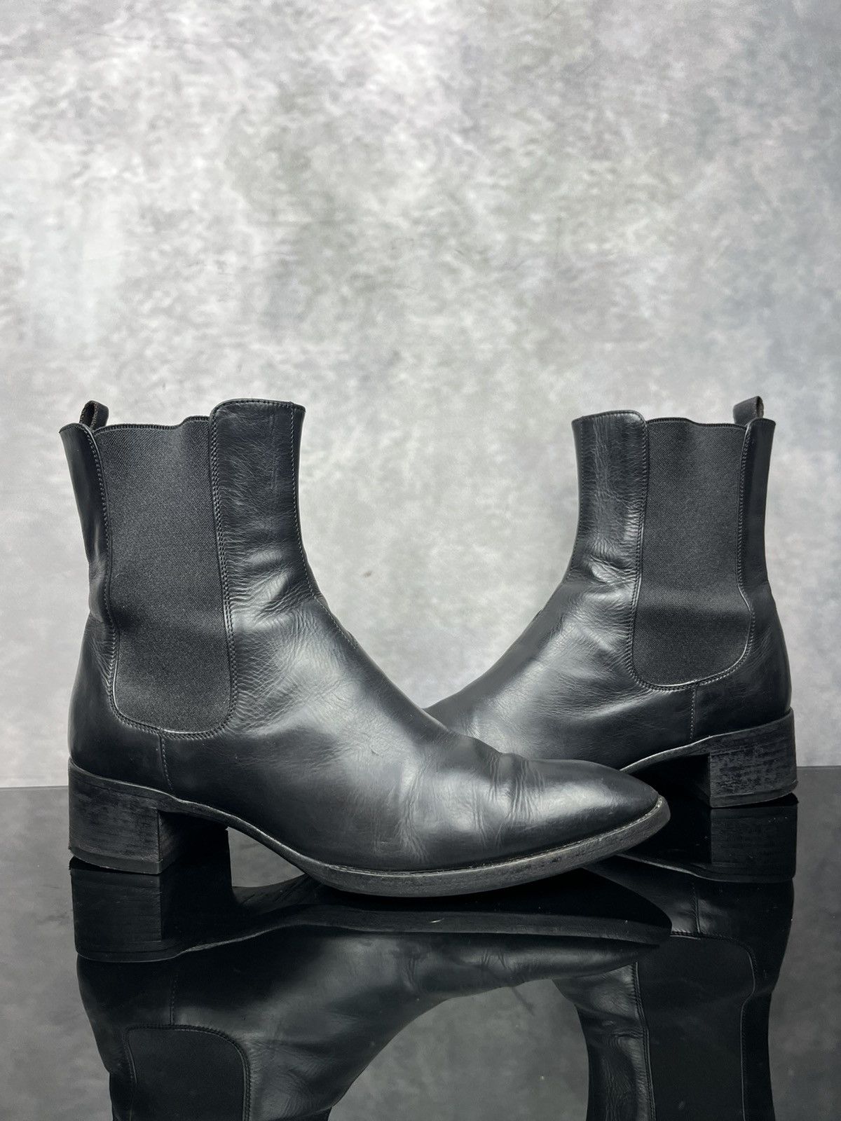 Jil Sander JIL SANDER Black Leather Chelsea Boots Made in Italy - EU 36 Size US 6 / IT 36 - 5 Thumbnail