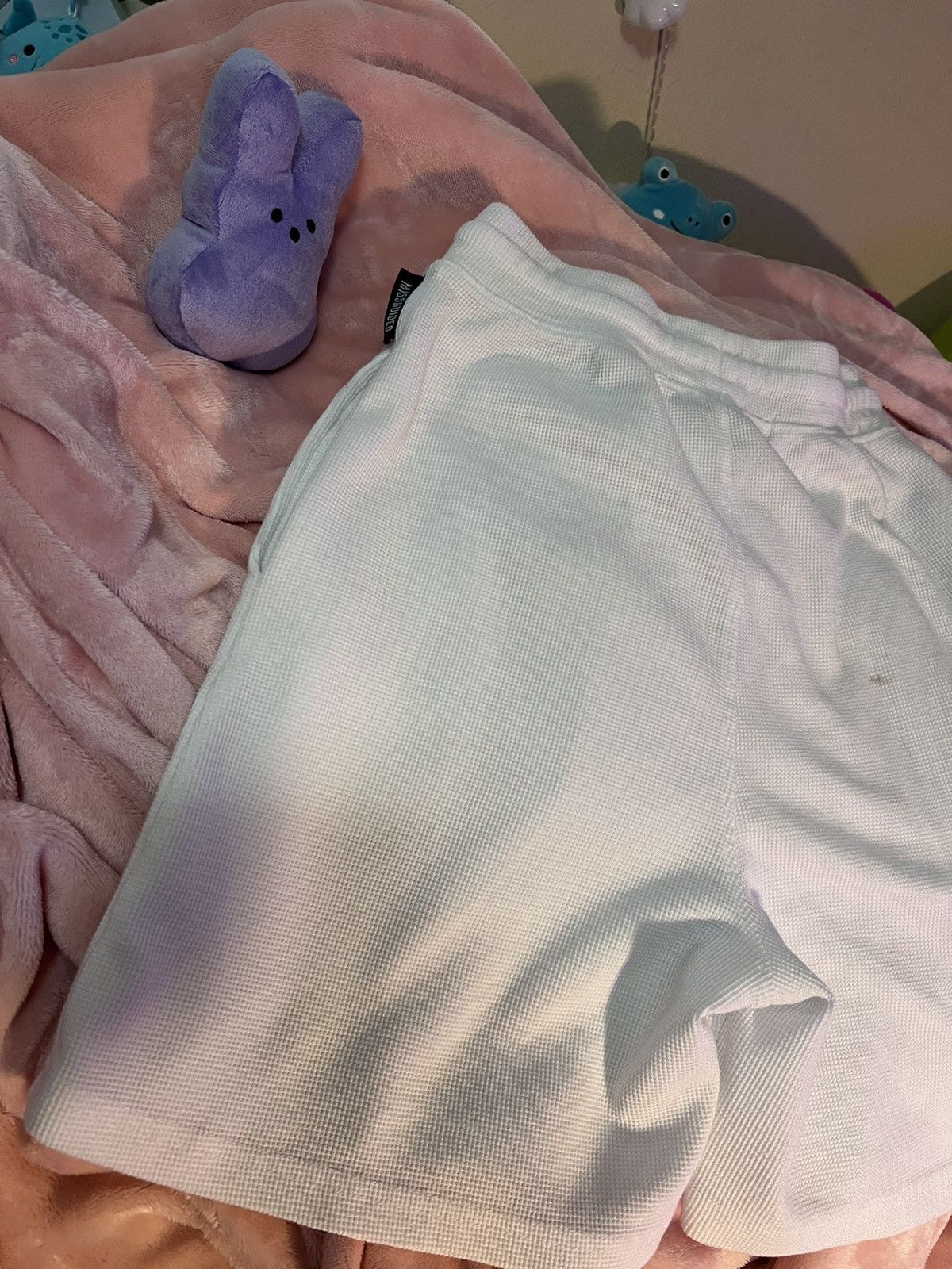 Asos Playboy Missguided sports co-ord waffle country club shorts Size 27" / US 4 / IT 40 - 16 Thumbnail