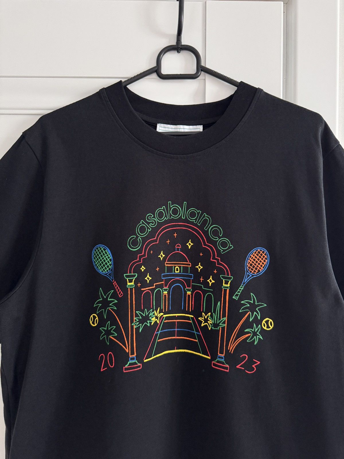 Casablanca Casablanca Rainbow Crayon Temple Screen Printed Tee Size US L / EU 52-54 / 3 - 3 Thumbnail