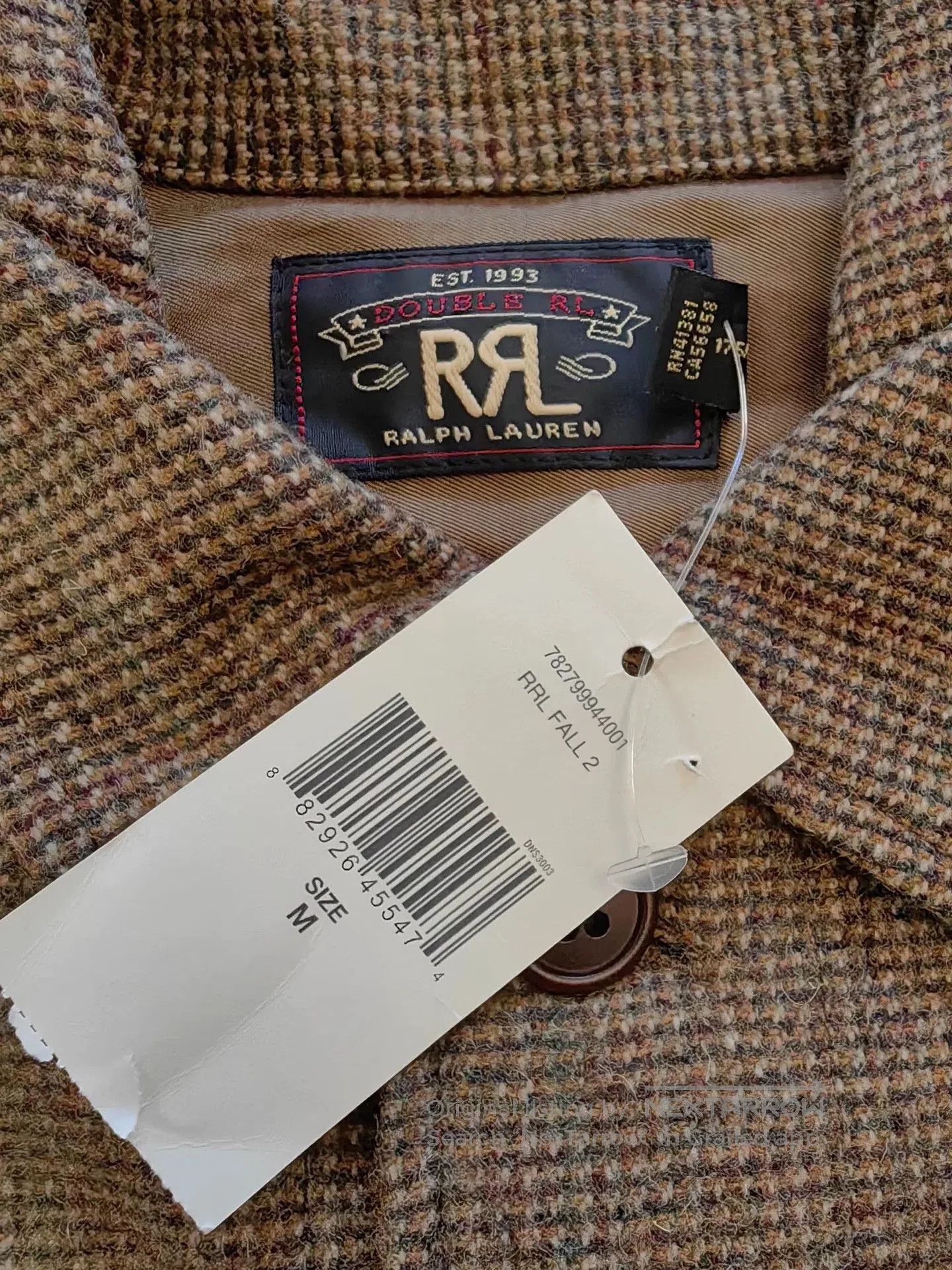 RRL Ralph Lauren RRL Tweed Wool Blend Overshirt Jacket. Size US M / EU 48-50 / 2 - 3 Thumbnail