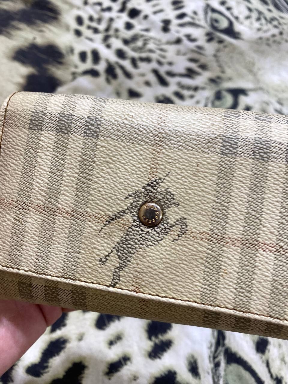 Burberry Vintage Burberry Nova Check Leather Wallet Size ONE SIZE - 9 Thumbnail