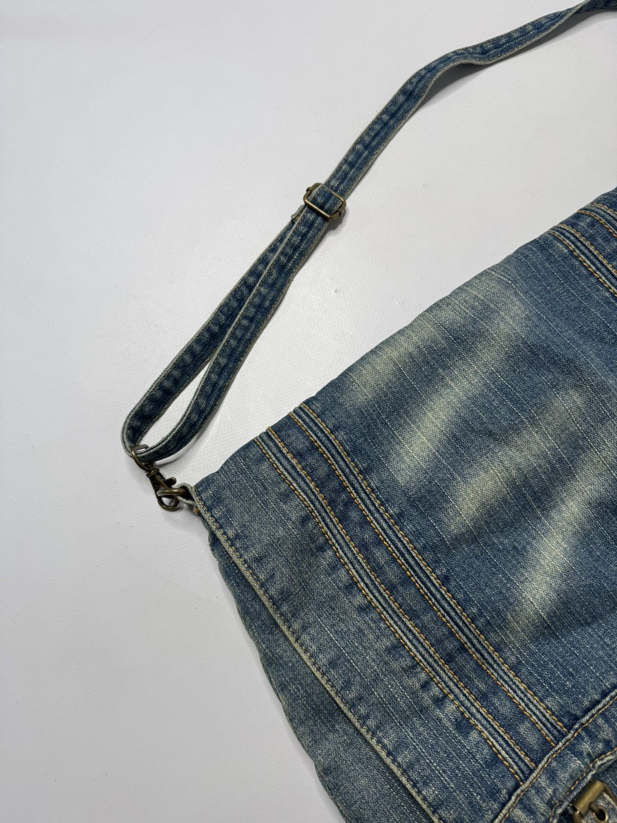 Japanese Brand Vintage denim messenger bag if6was9 avant garde japanese 90s Size ONE SIZE - 3 Thumbnail