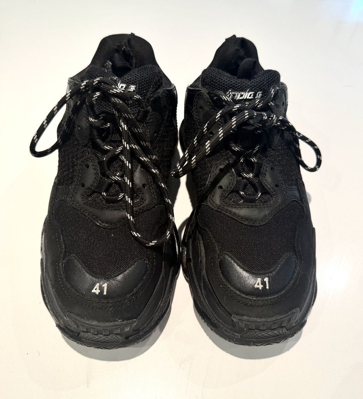 Balenciaga Black Balenciaga Triple S Size US 8 / EU 41 - 3 Thumbnail