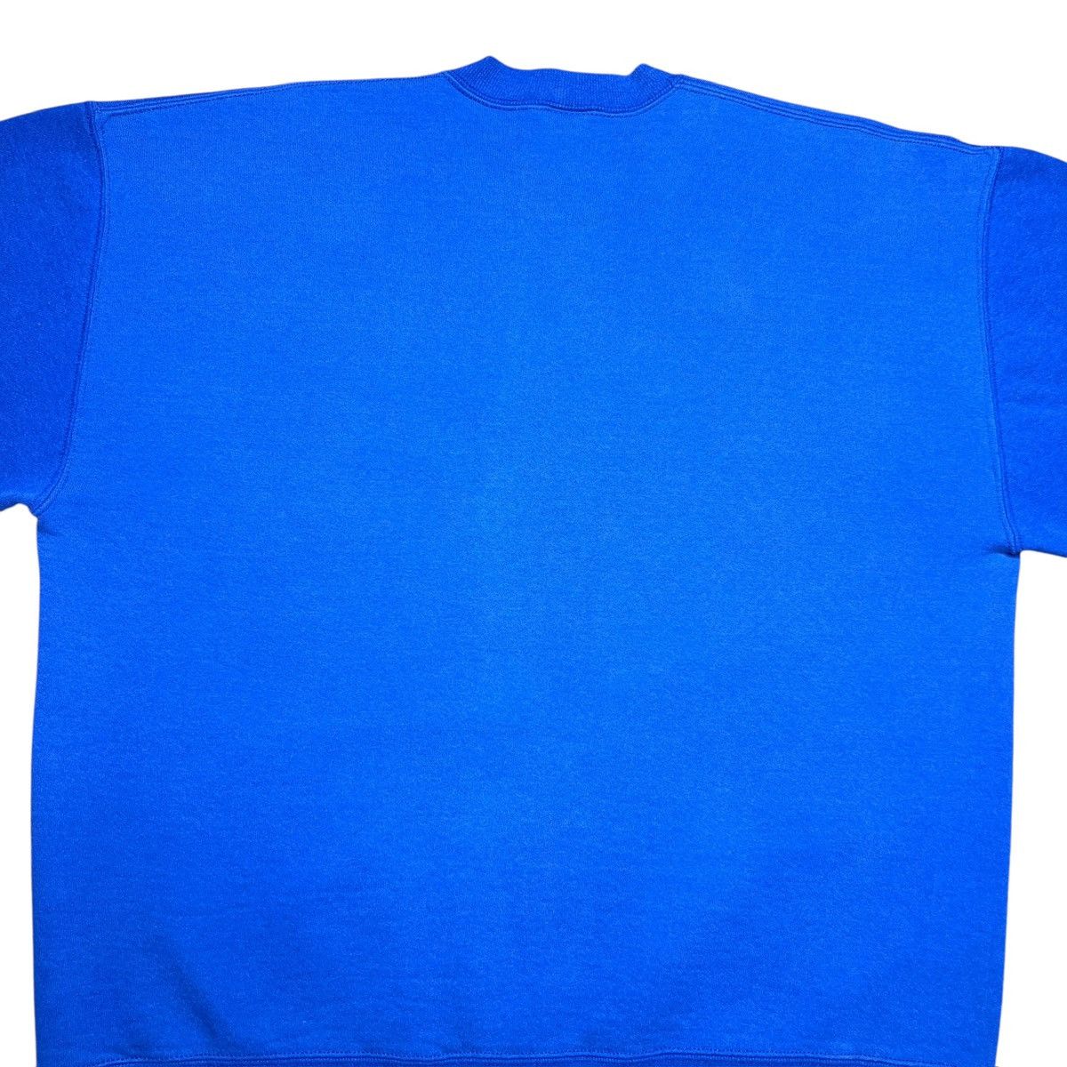 Russell Athletic Vintage 90s Russell Athletic Blue USA Made Blank Sweatshirt Size US XL / EU 56 / 4 - 9 Thumbnail