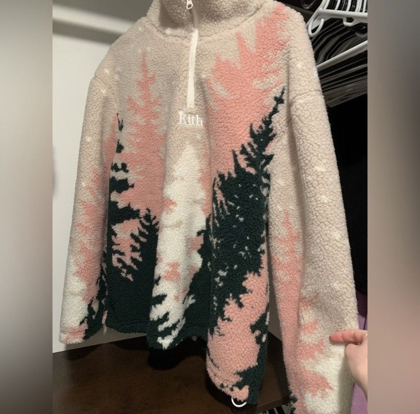 image of Kith Claremont Sherpa in Pink, Women's (Size Small)