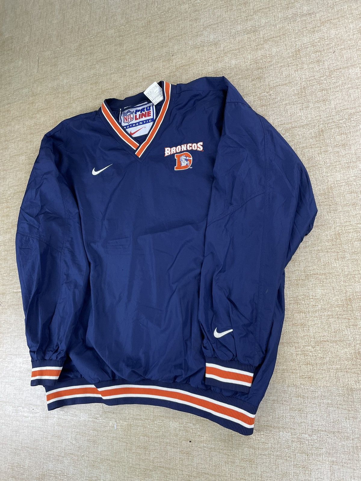 Nike 🔥90s NIKE NFL Pro Line Broncos Embroidery Swoosh Size US XL / EU 56 / 4 - 4 Thumbnail