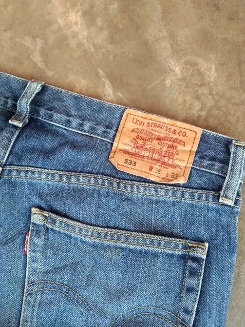 Levi's Vintage Levi's Jeans 533 Distressed Denim Size US 36 / EU 52 - 3 Thumbnail