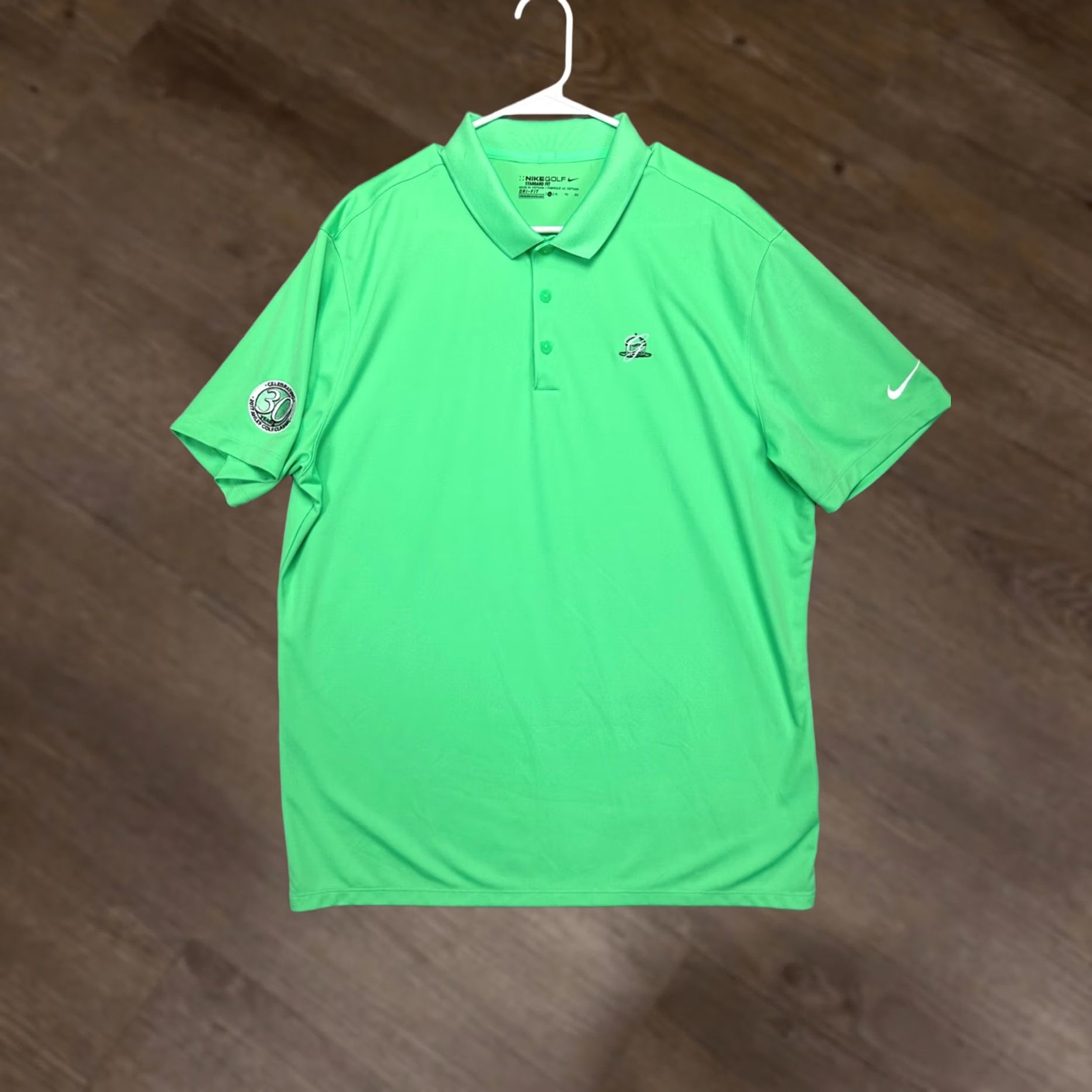 Nike Nike Golf Polo Shirt Mens XL Dri-Fit Green Athletic Standard Fit Short Sleeve Polo Golf Shirt Size US XL / EU 56 / 4 - 1 Thumbnail