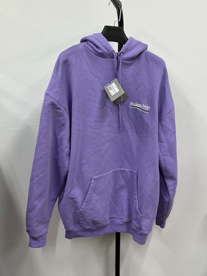Balenciaga Balenciaga LogoLogoEmbroidered Pullover Hoodie Size US L / EU 52-54 / 3 - 1 Thumbnail