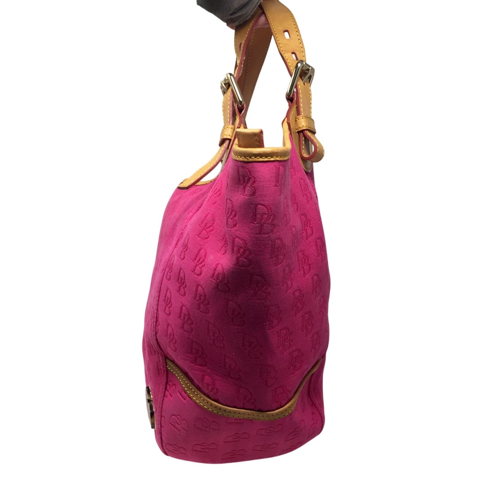 Dooney & Bourke Dooney & Bourke Oversize Deep Pink Hobo Bag Size ONE SIZE - 3 Thumbnail