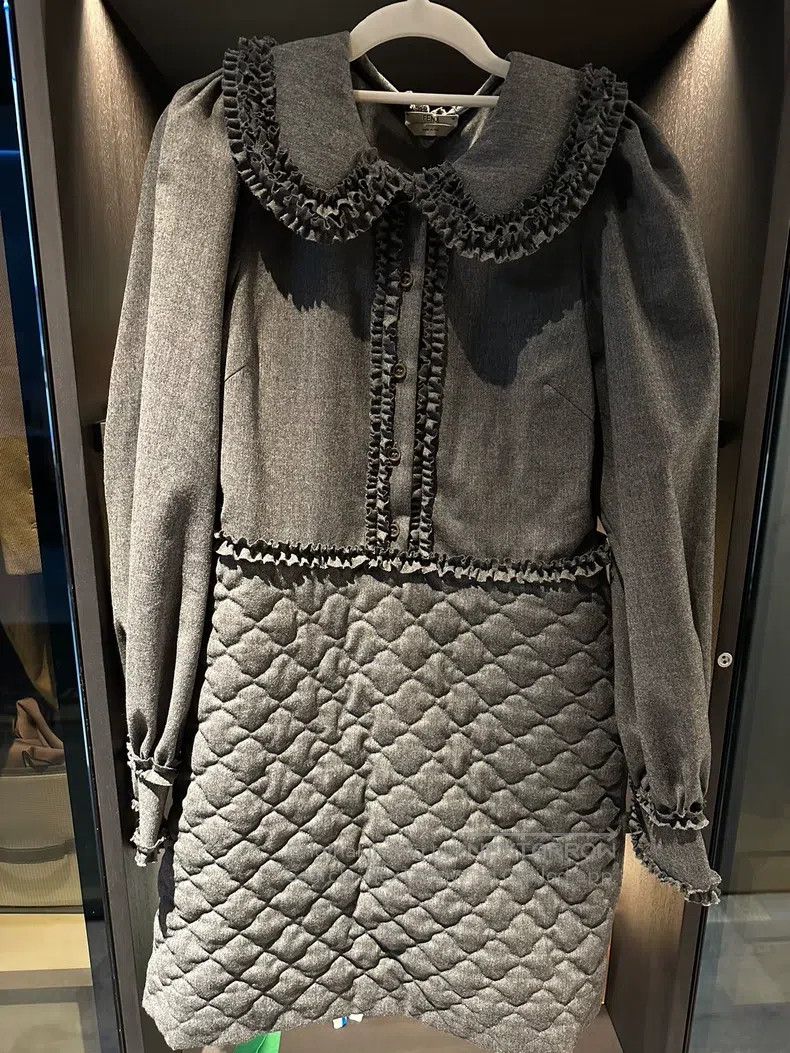 Fendi Fendi Woolen Gray Dress Size XS / US 0-2 / IT 36-38 - 1 Thumbnail
