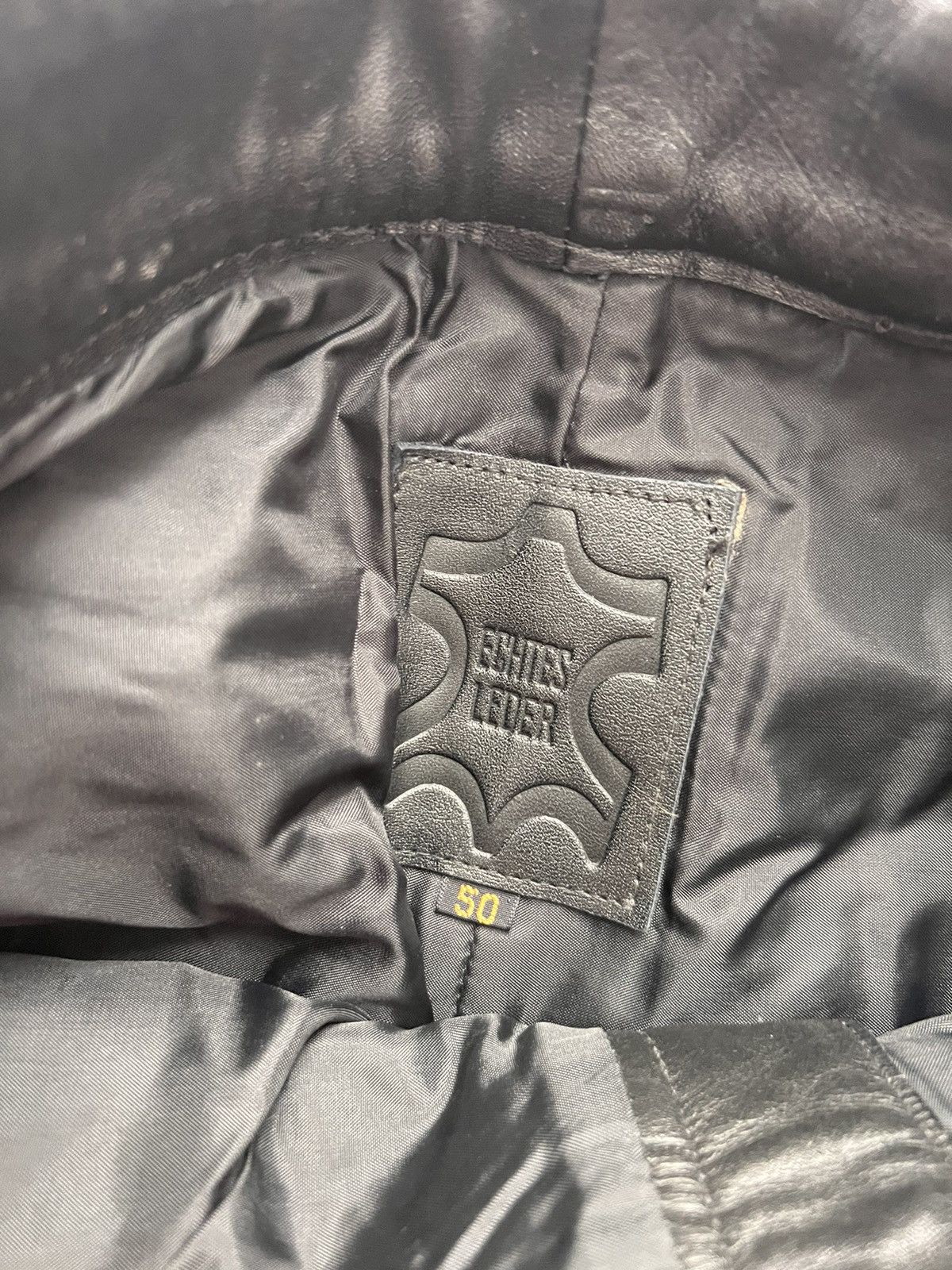 Genuine Leather Genuine Real Leather Black Pant Vintage Rock Punk Hype Y2k Size US 34 / EU 50 - 4 Thumbnail