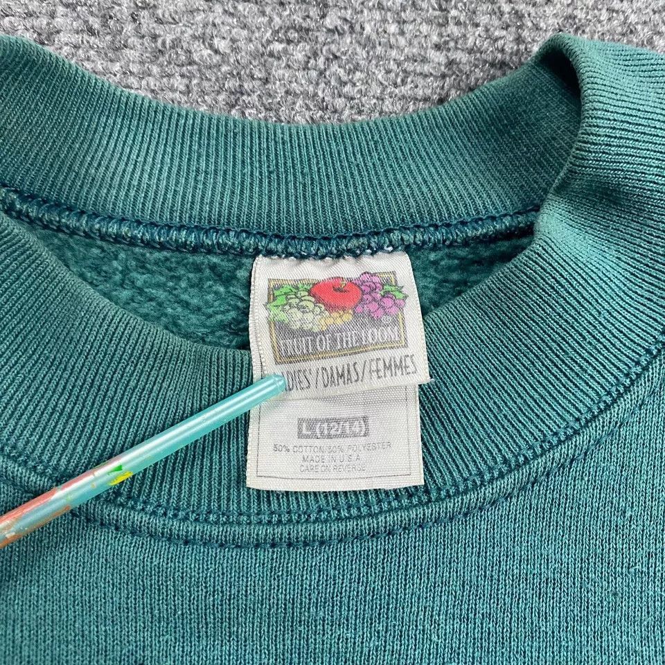 Fruit Of The Loom Vintage Fruit of The Loom Sweatshirt Women's Large 12/14 Size L / US 10 / IT 46 - 3 Thumbnail