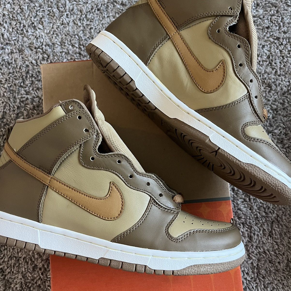 Nike 2003 Nike Dunk High Maple Taupe NEW Size 9 Size US 9 / EU 42 - 2 Thumbnail