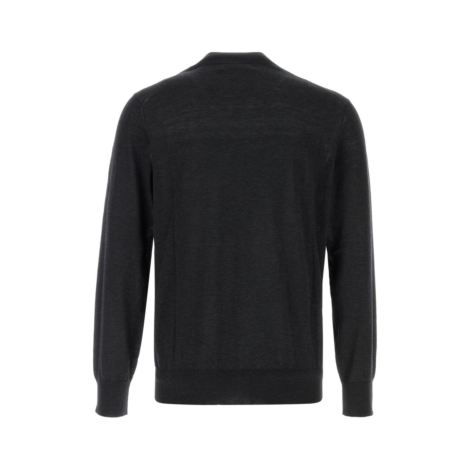 Brunello Cucinelli BRUNELLO CUCINELLI Gray Silk Sweater New & Authentic (Men's Size US L / EU 52-54 / 3 - 2 Thumbnail