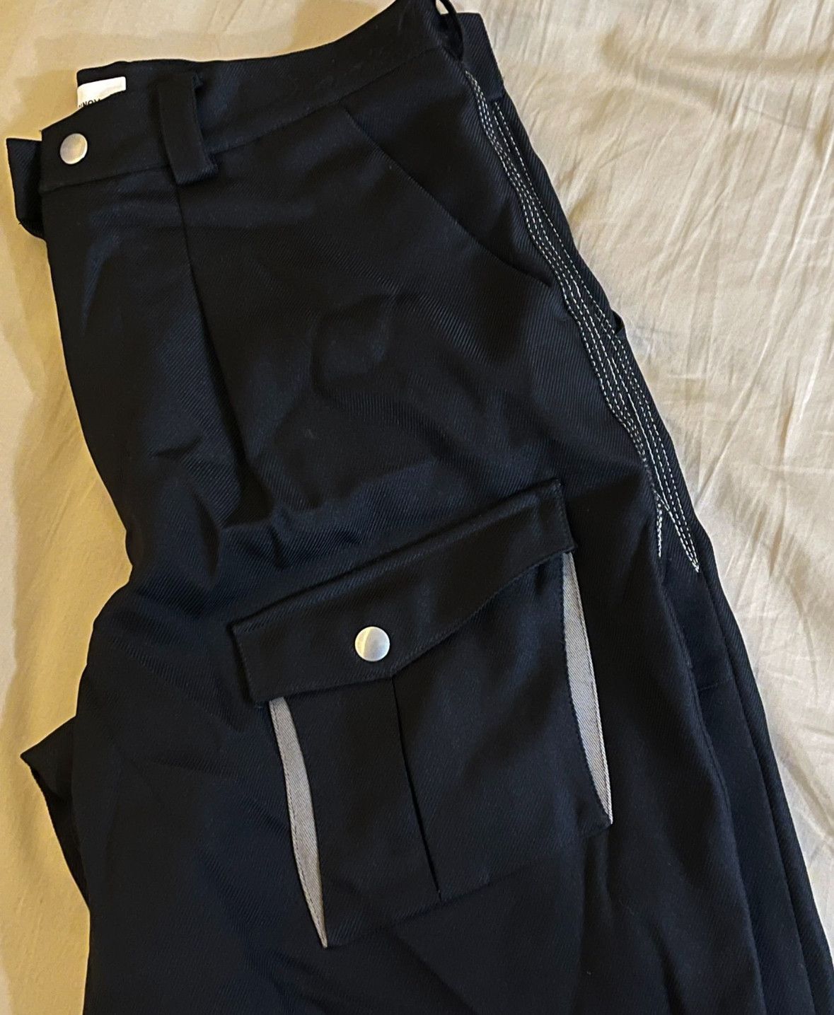 Kiko Kostadinov Kiko Kostadinov Black Kafka Trousers Size US 28 / EU 44 - 2 Thumbnail