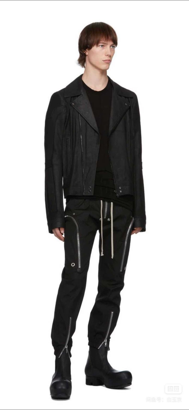 Rick Owens Rick owens 21 s Sheepskin Burnt Panel Biker Jacket Size US XS / EU 42 / 0 - 4 Thumbnail