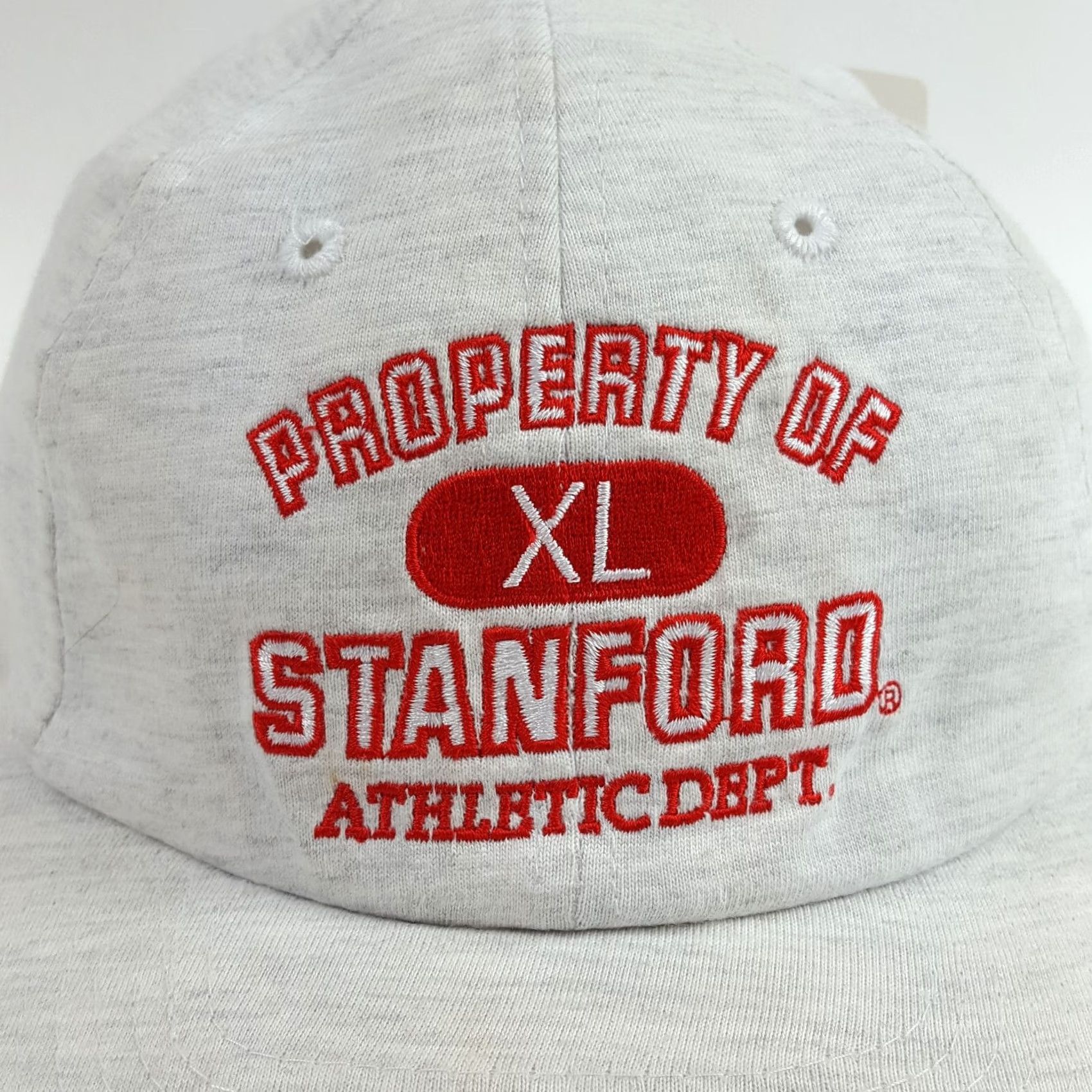 Vintage VINTAGE Stanford University College Hat Baseball Cap Adjustable Embroidered gray 90s Retro Sports Mens Size ONE SIZE - 3 Thumbnail