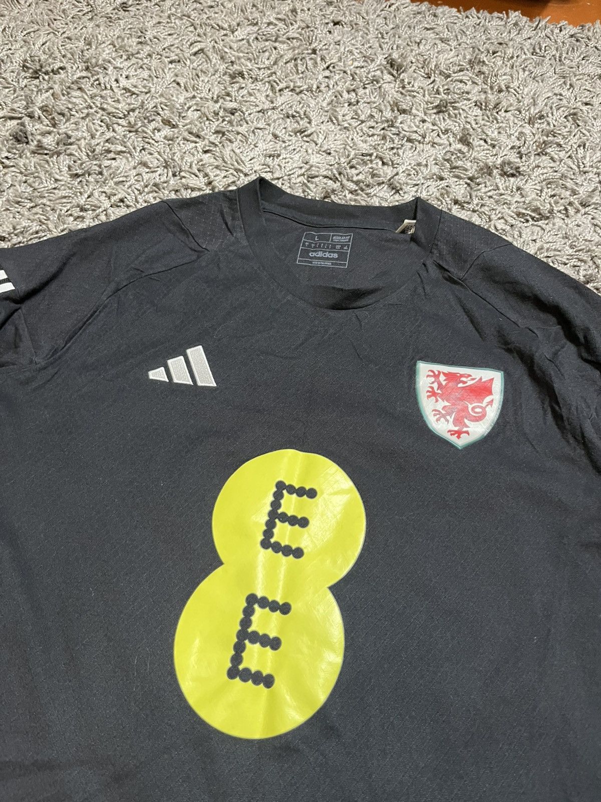 Adidas ADIDAS WALES FOOTBALL NATIONAL TEAM 2022 SOCCER JERSEY Size US L / EU 52-54 / 3 - 2 Thumbnail
