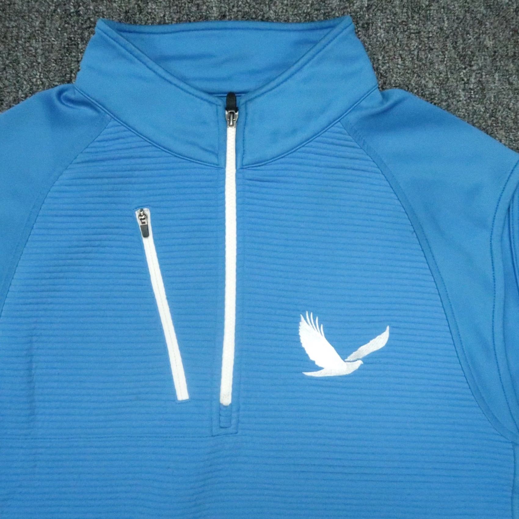 Footjoy FootJoy Vest Mens L Blue Golf Quarter Zip Sleeveless Stretch Ribbted Size US L / EU 52-54 / 3 - 2 Thumbnail