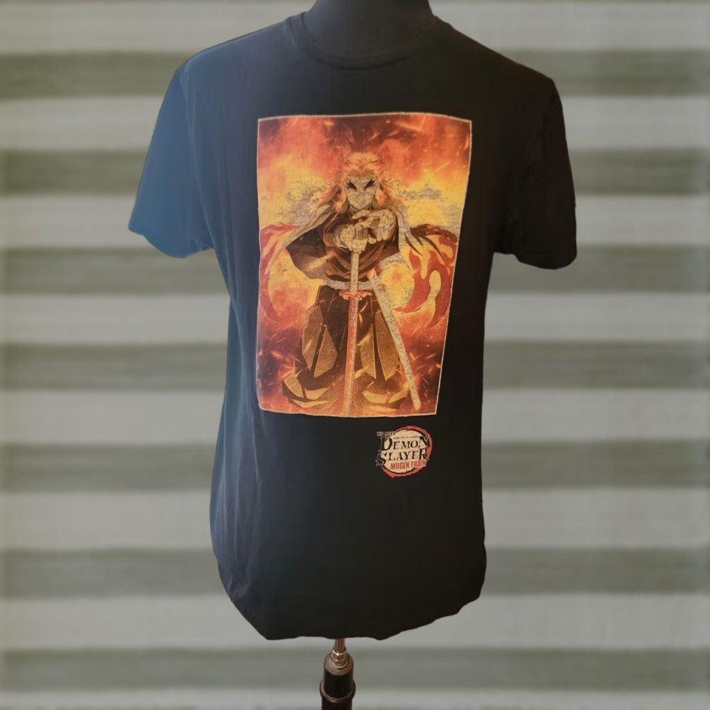 Vintage Demon Slayer Shirt Adult L Black Demon Slayer Logo T-Shirt Men Size US L / EU 52-54 / 3 - 1 Thumbnail