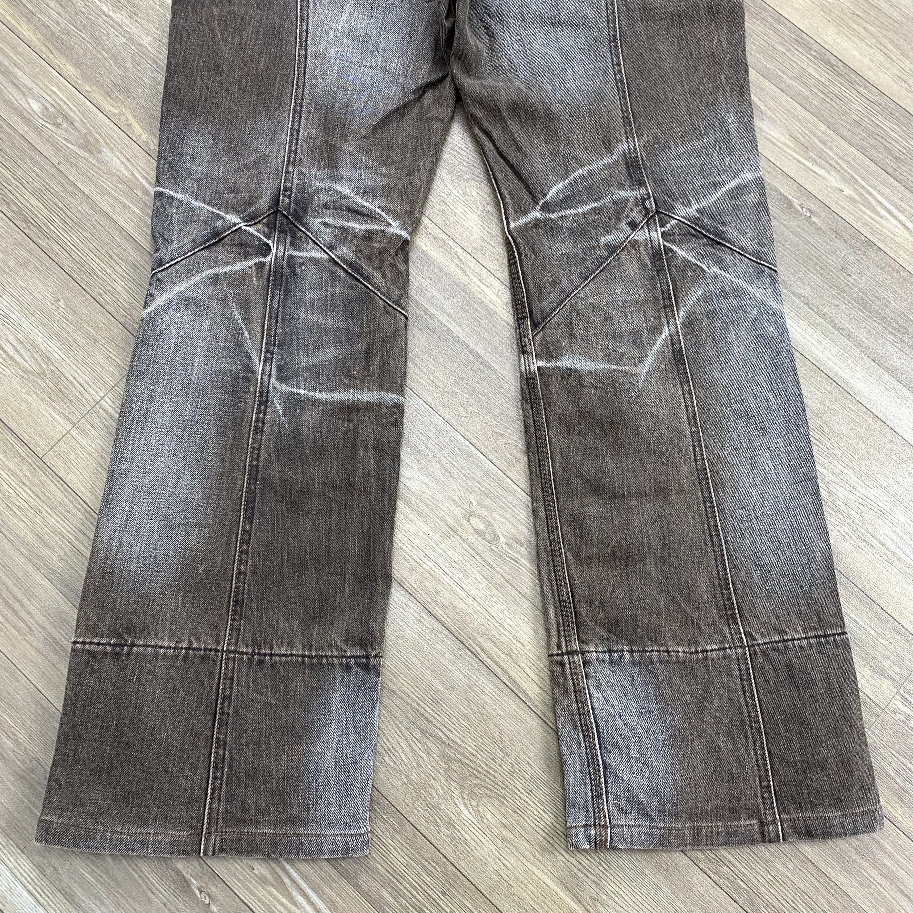If Six Was Nine × Japanese Brand × Le Grande Bleu (L.G.B.) 2000’s Nicole CFM Clawmark Denim Pants Size US 32 / EU 48 - 8 Thumbnail