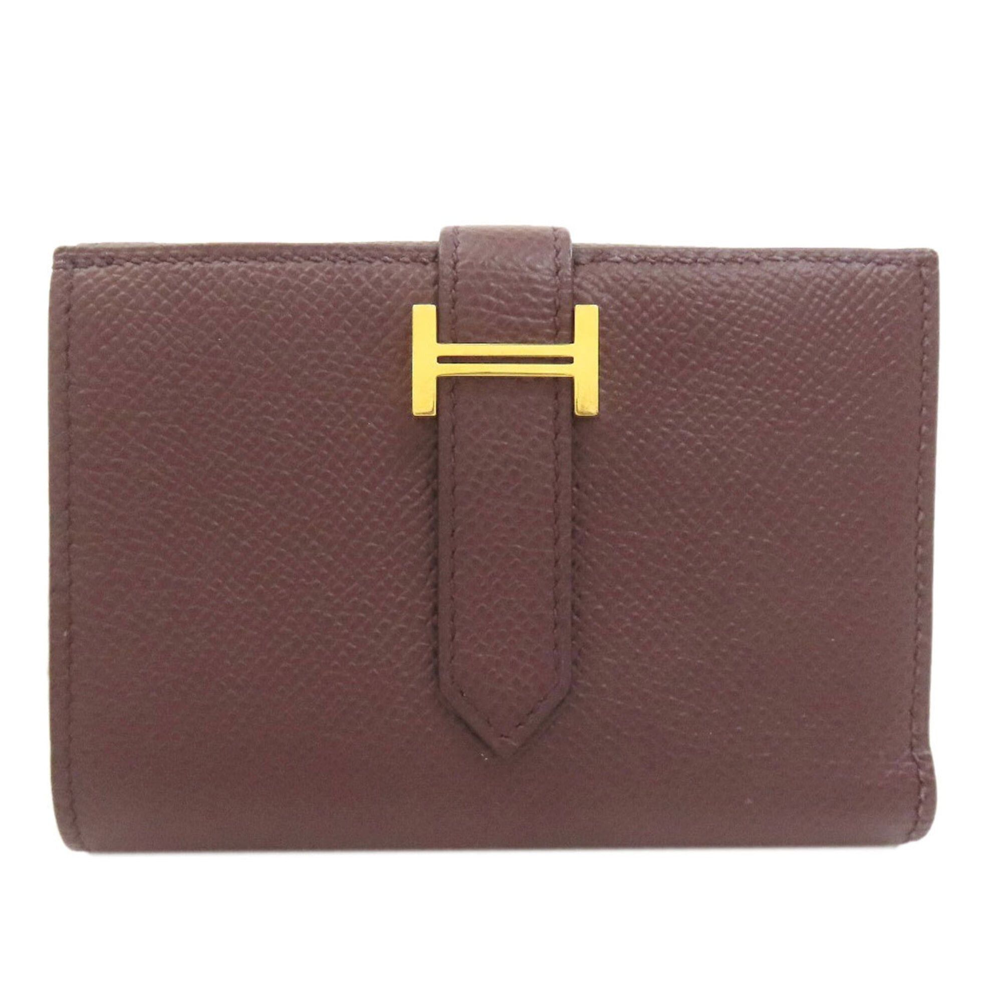 Hermes Hermes Bearn Combination Gold Hardware Bi-fold Wallet, Epsom Leather, Women's Size ONE SIZE - 1 Thumbnail