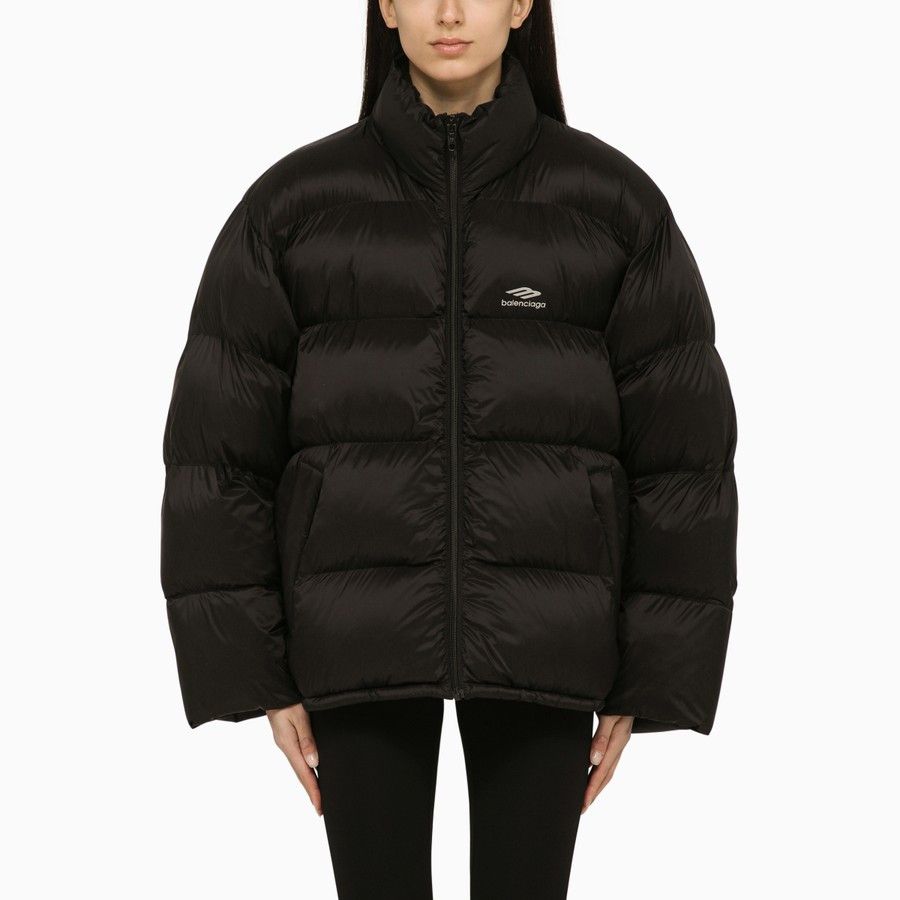 o1d2blof0824 Logo Down Jacket in Black