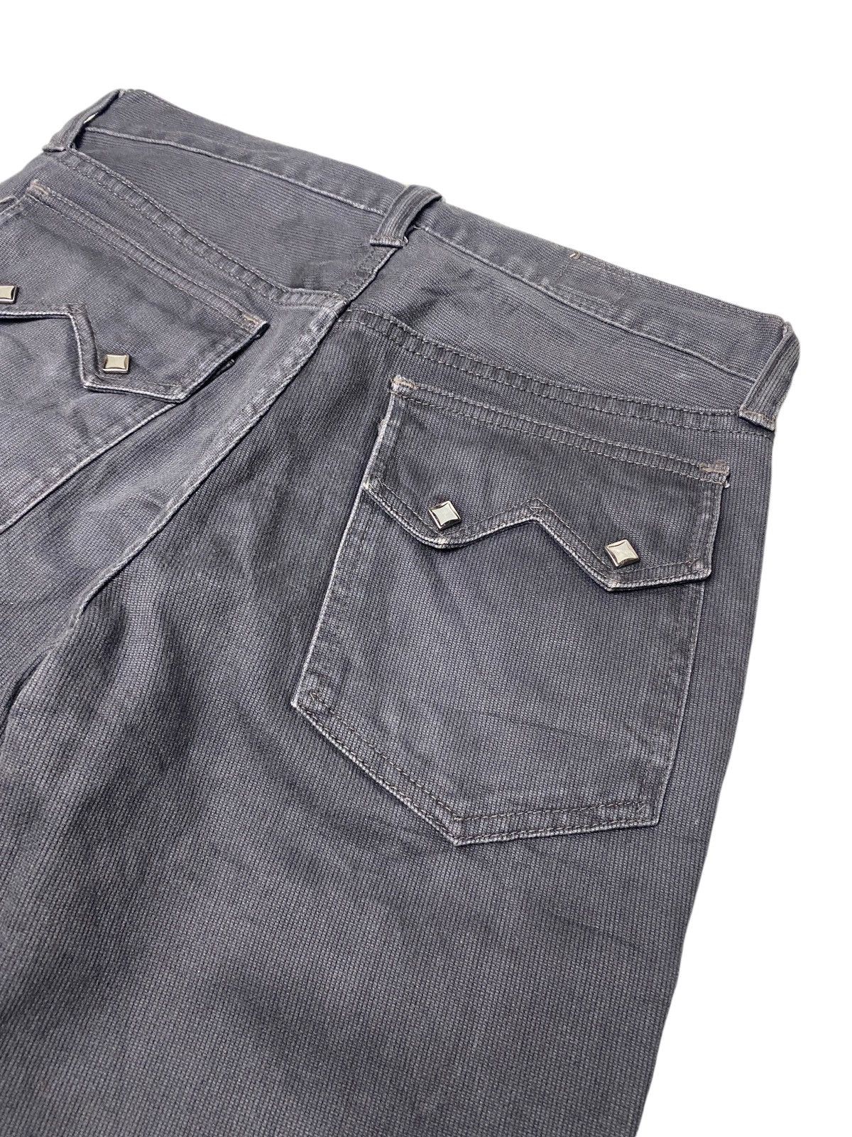 If Six Was Nine 2000's West Ride Flared Stripe Biker Pants Size US 28 / EU 44 - 7 Thumbnail