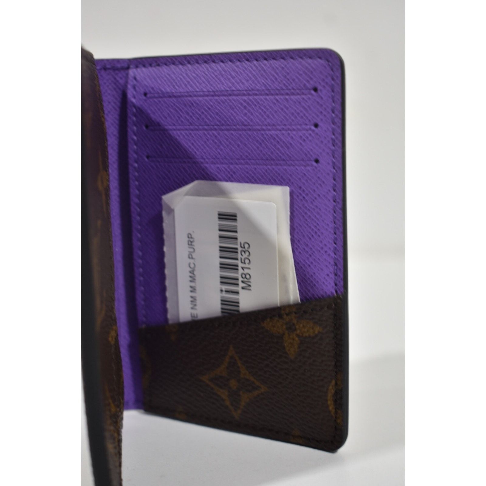 Louis Vuitton Louis Vuitton Monogram Macassar Logo Pocket Organizer Wallet Size ONE SIZE - 9 Thumbnail