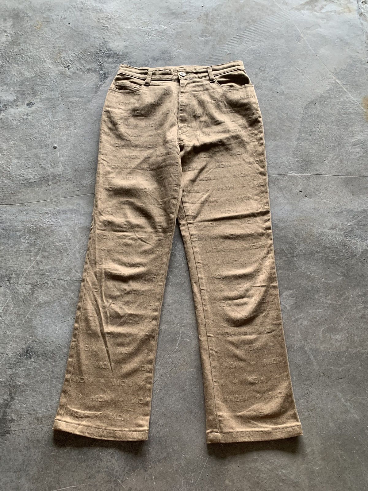 MCM vintage MCM monogram pant luxury style Size US 26 / EU 42 - 1 Thumbnail