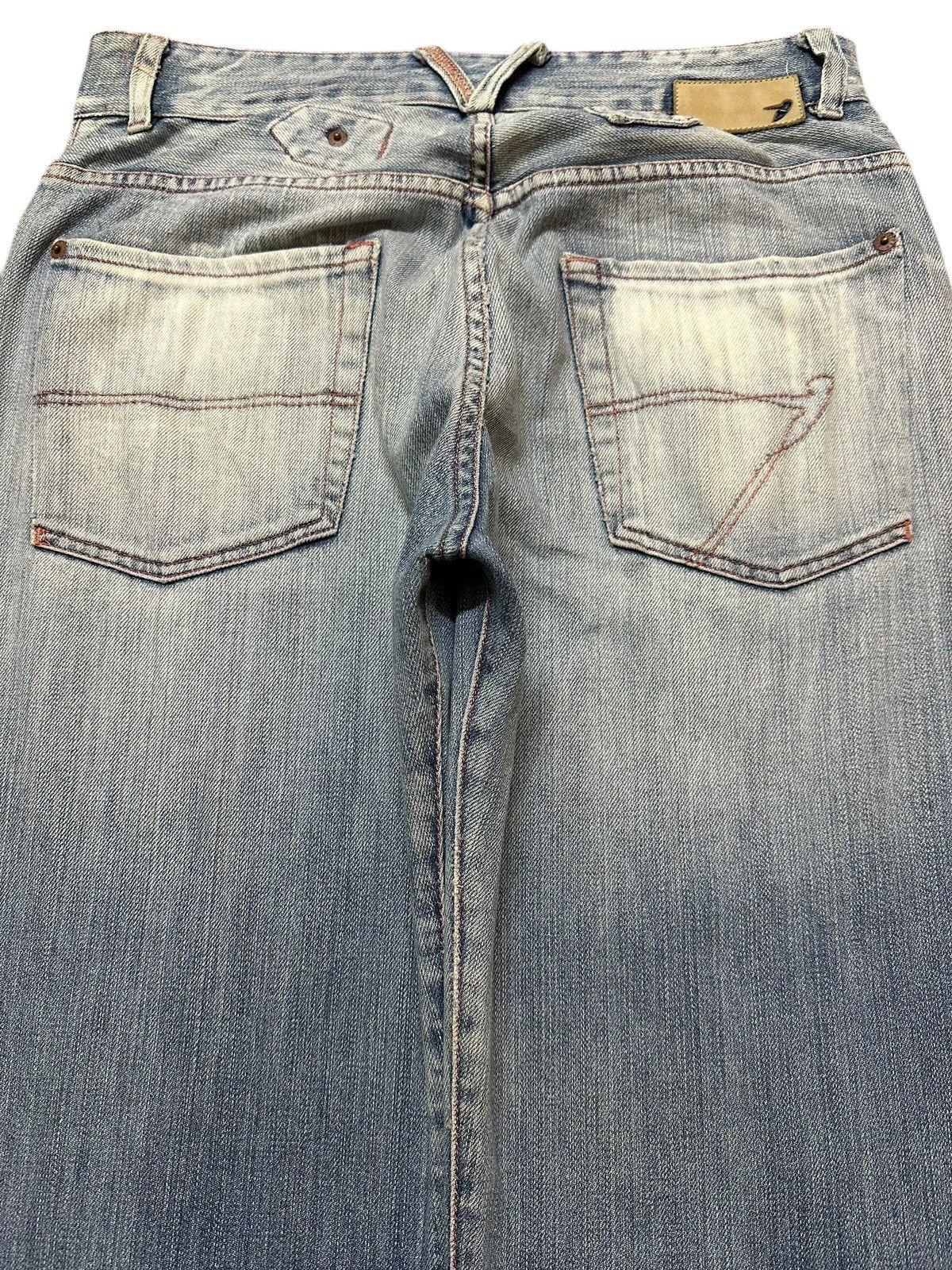 Diesel Vintage Diesel Blue Faded Wash Style Loose Jeans Size US 31 - 5 Thumbnail