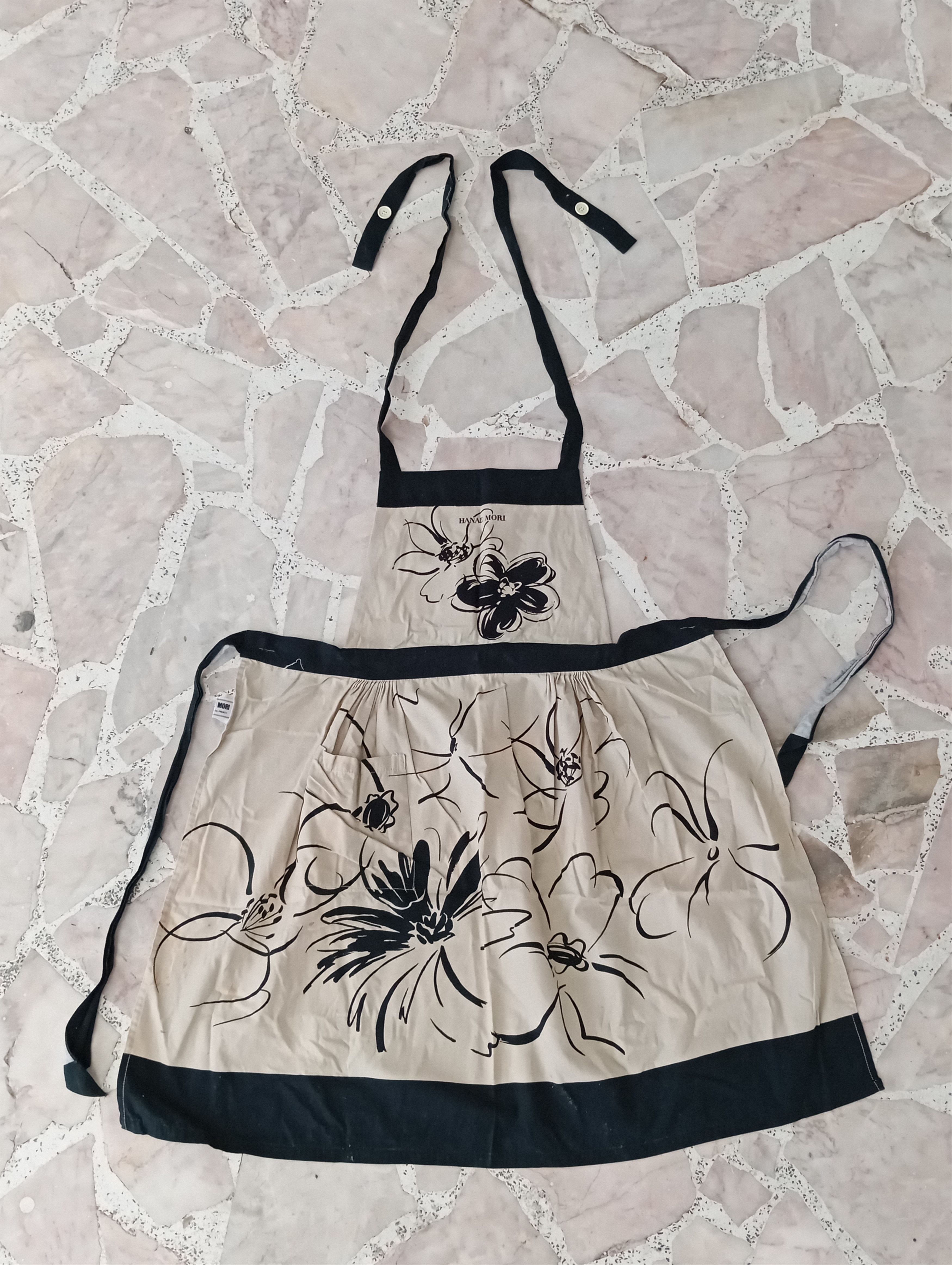 Hanae Mori × Japanese Brand Hanae Mori Cooking Apron rare Size M / US 6-8 / IT 42-44 - 1 Thumbnail
