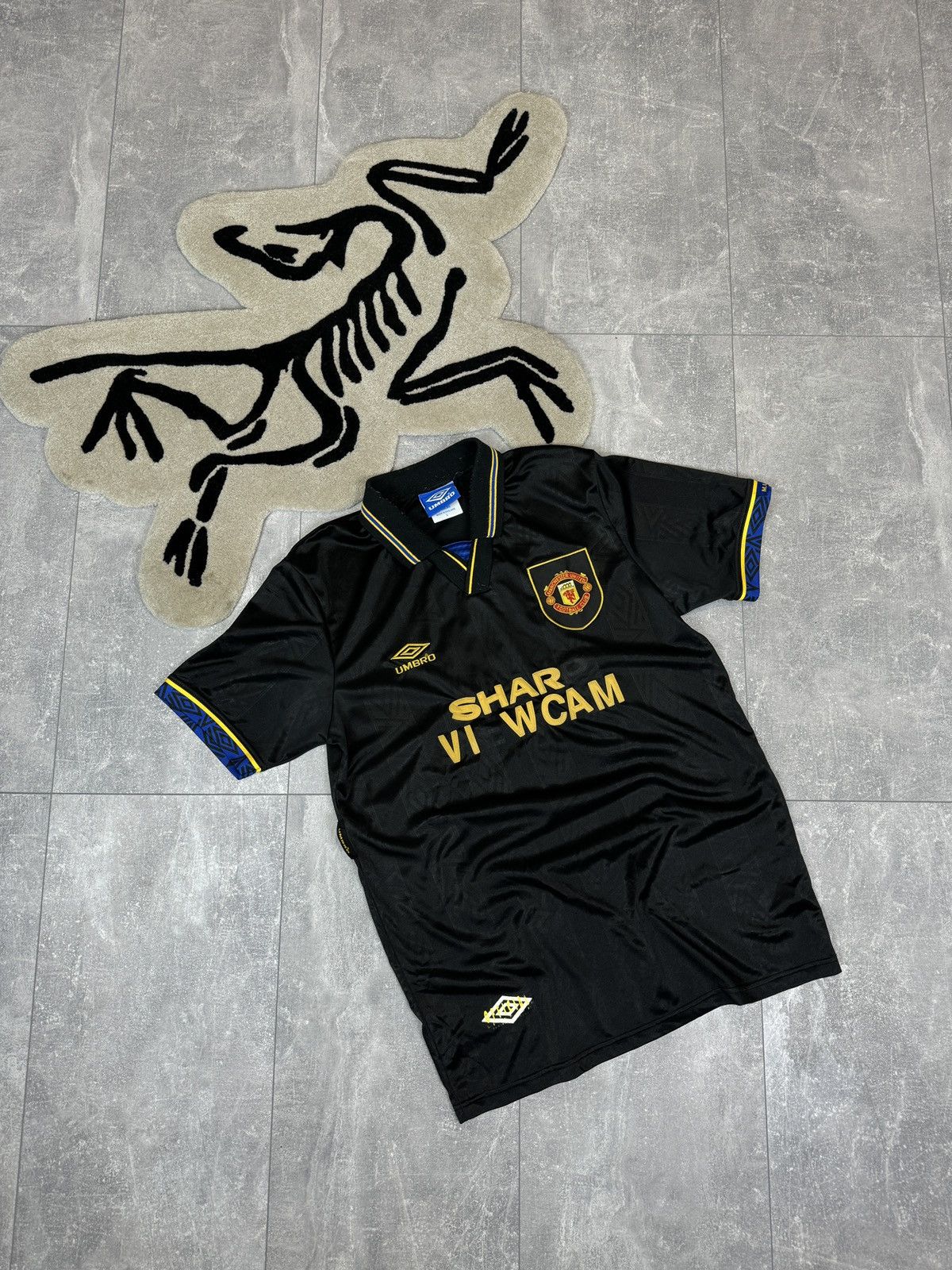 Vintage Mens Vintage Nike Manchester United FC T-shirt soccer jersey Size US L / EU 52-54 / 3 - 1 Thumbnail