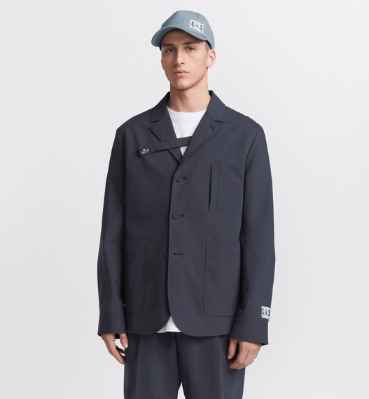 Dior o1w1db10525 493C21 Charm Workwear Jacket in Navy Blue Size US M / EU 48-50 / 2 - 4 Thumbnail