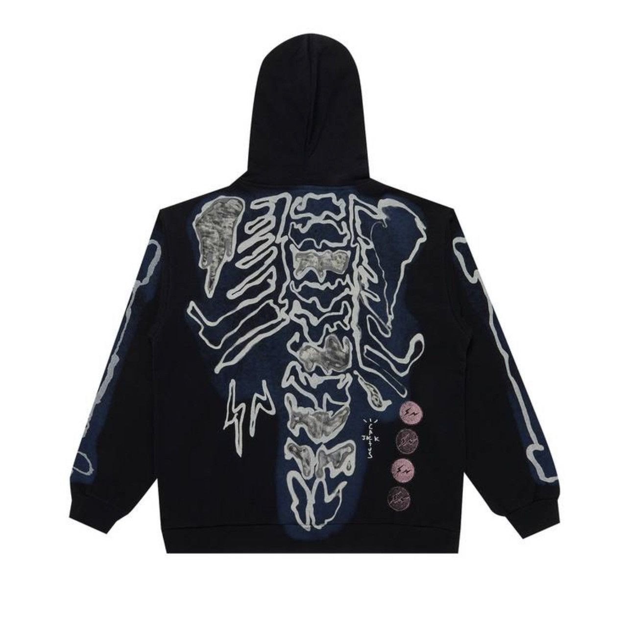 Travis Scott x fragment zip 2024 up hoodie