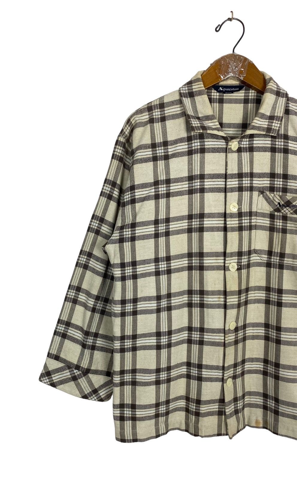 Aquascutum Rare‼️ Aquascutum Shirt Novacheck Made in Japan Size US M / EU 48-50 / 2 - 2 Thumbnail