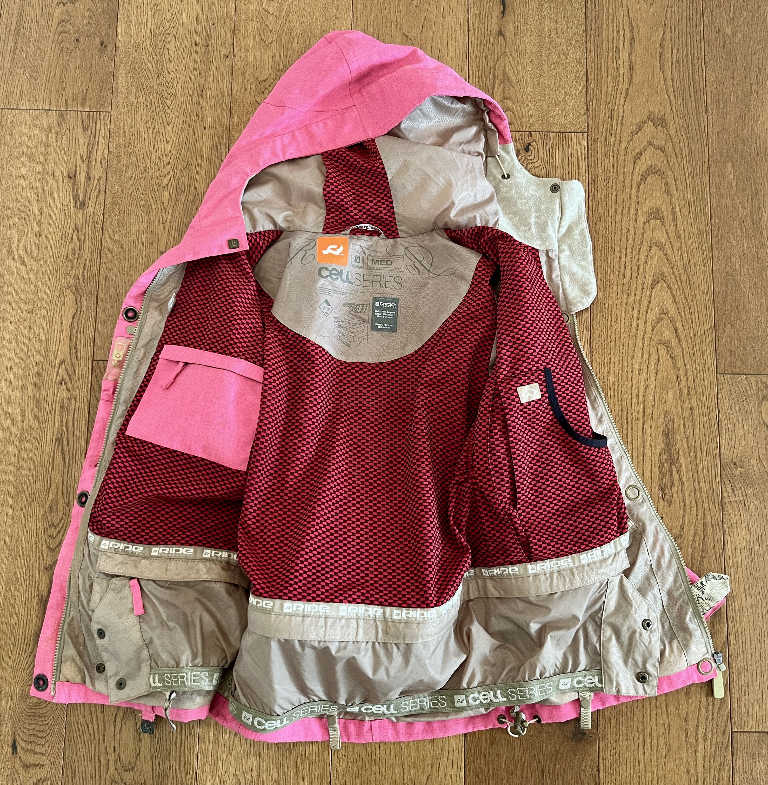 Vintage Vintage Ride Snowboards Priscilla LeVac Pro Shell Jacket Size M / US 6-8 / IT 42-44 - 3 Thumbnail