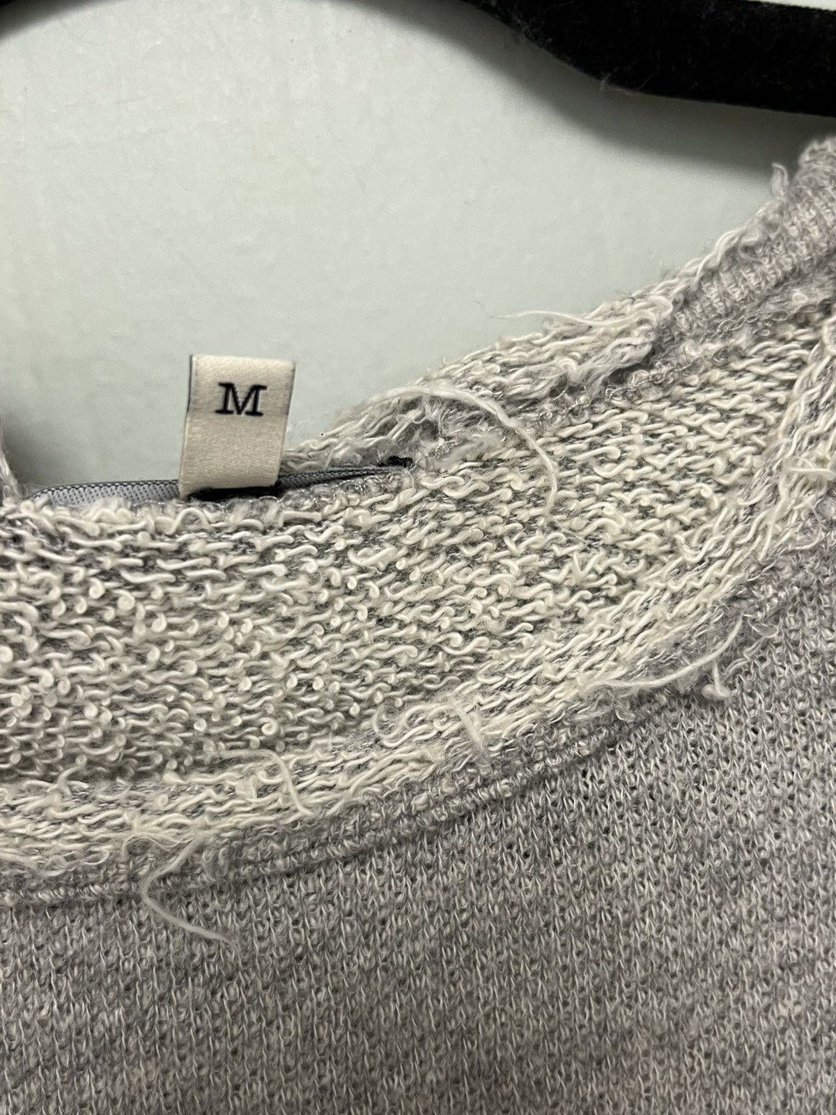 R13 SHREDDED EDGE OVERSIZED CREWNECK. Size M / US 6-8 / IT 42-44 - 6 Thumbnail