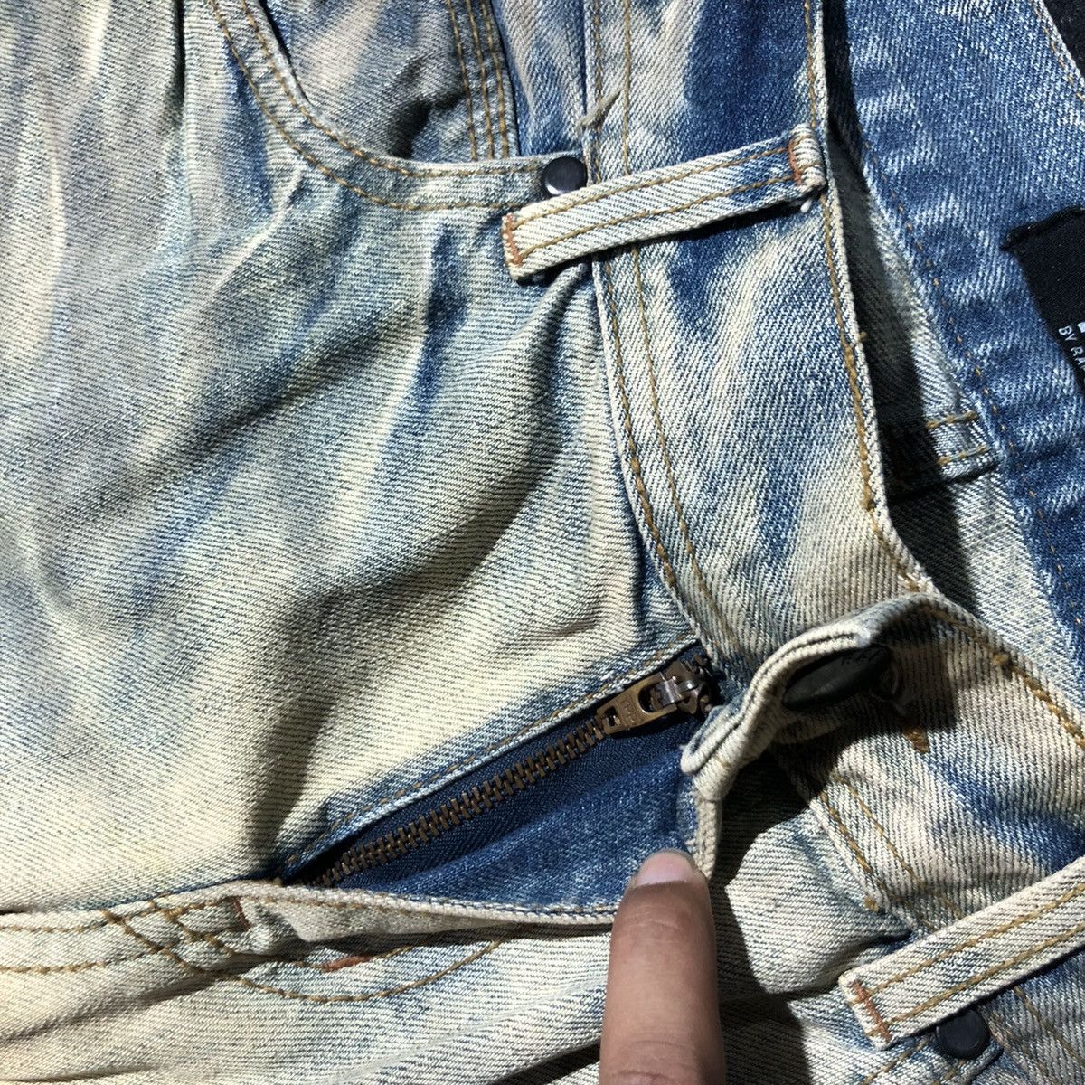 Raf by Raf Simons Raf by Raf Simons Acid Wash Denim Size US 32 / EU 48 - 6 Thumbnail