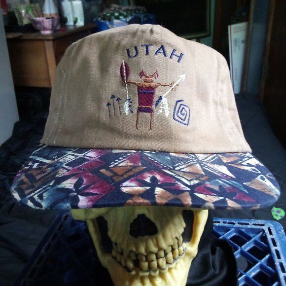 Other DS Vintage Utah Skinwalker Tribal Portal Uinta Aztec Hat Size ONE SIZE - 1 Thumbnail