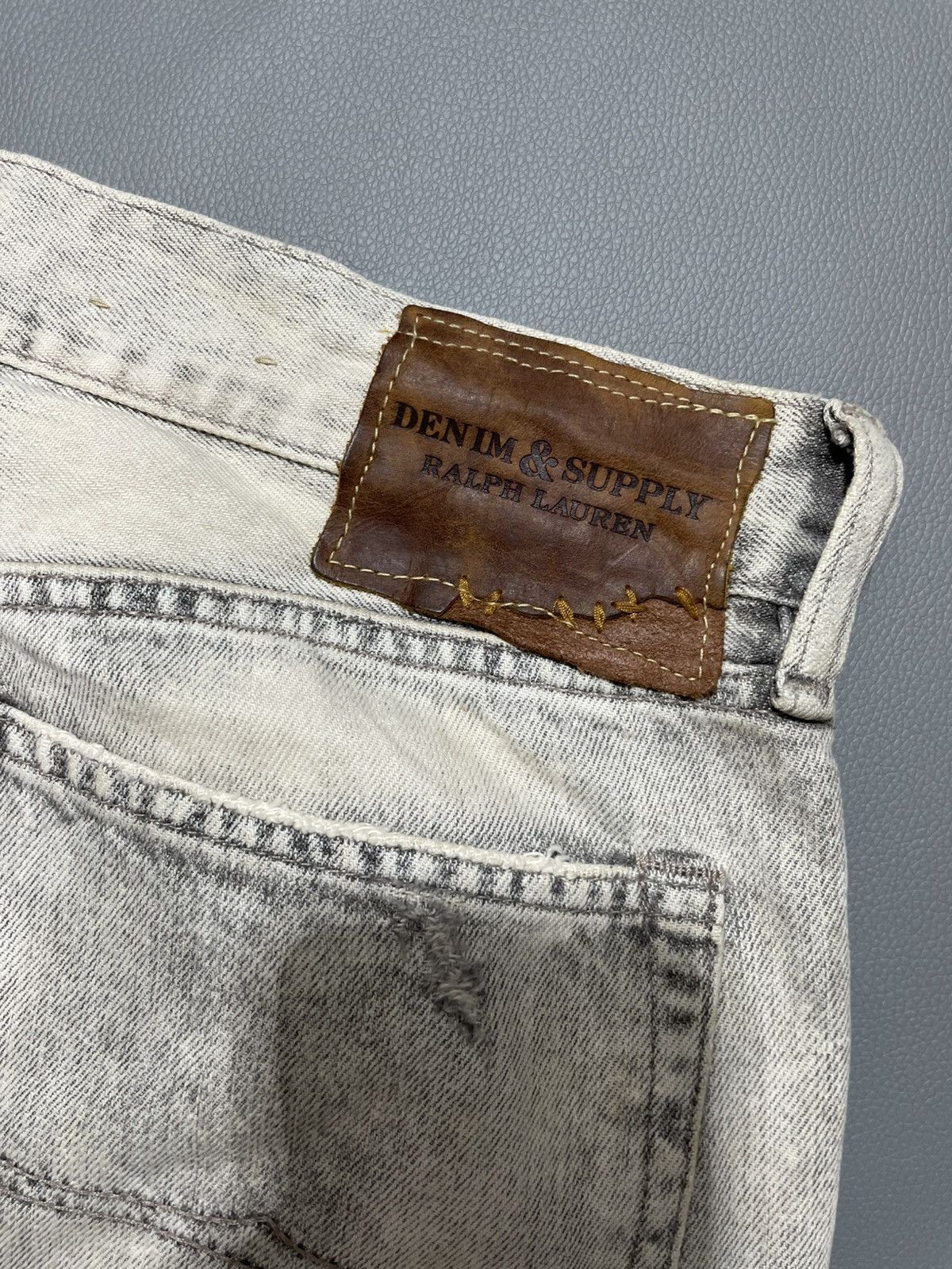 RRL Ralph Lauren RARE Denim Supply RL mudwash Distrssed Jeans Size US 34 / EU 50 - 8 Thumbnail