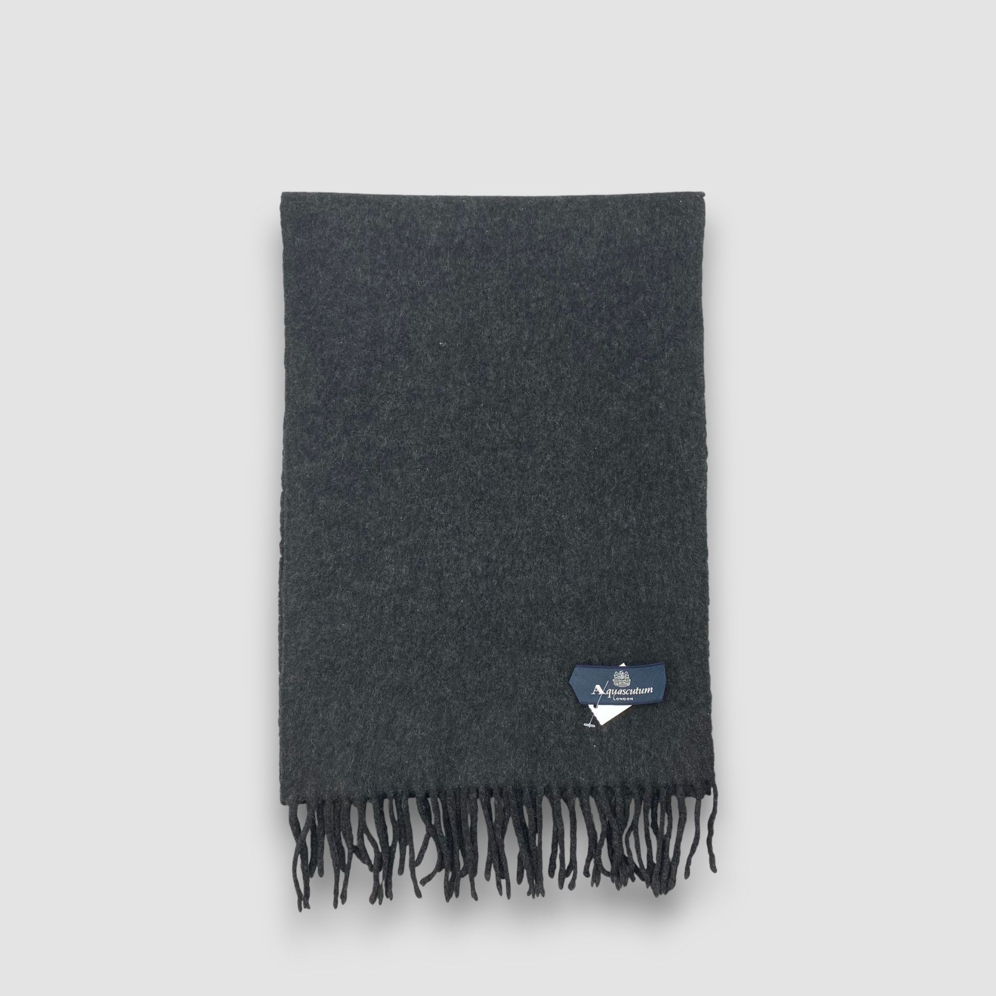 Aquascutum Vintage Aquascutum Scarf Muffler Wool Fringe Winter Scarves Size ONE SIZE - 2 Thumbnail
